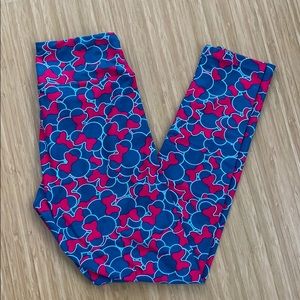 OS LuLaRoe Minnie Mouse Leggings